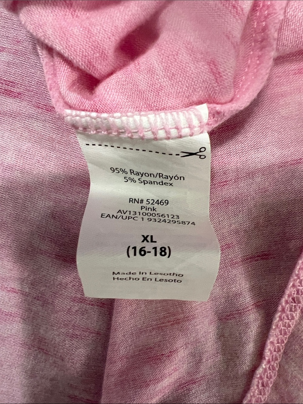 Avia Soft Short Sleeve Tee Duo — Black & Pink - Picture 7 of 7